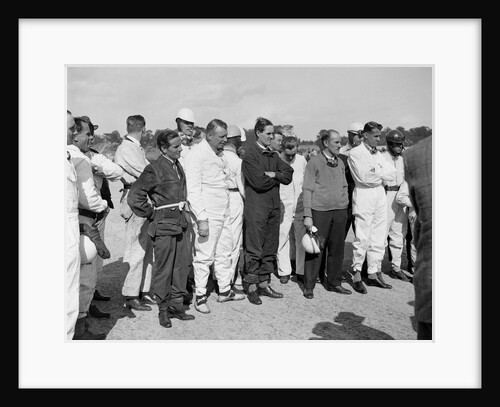 Drivers at the JCC 200 Mile Race, Brooklands, 1926 by Bill Brunell