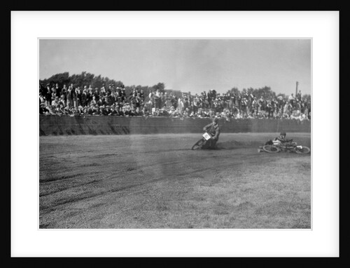 Speedway race at Lea Bridge Stadium, Leyton, London, 1928. by Bill Brunell