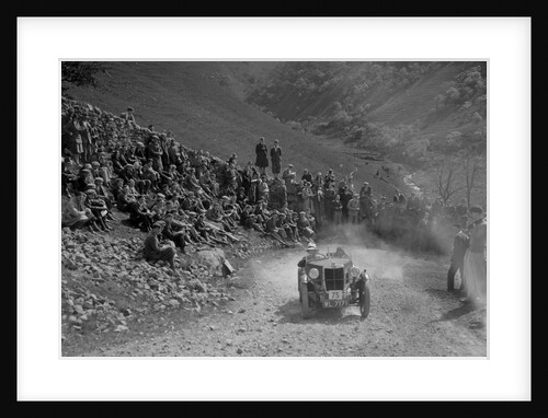 MG M type climbing a steep hill during a motoring trial, c1930s by Bill Brunell