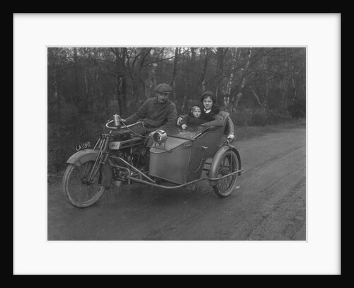 Clyno motorcycle and sidecar by Bill Brunell
