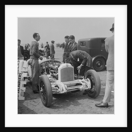 Raymond Mays' Vauxhall-Villiers at a sand racing event, c1930s by Bill Brunell