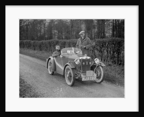 MG M Type, official's car at the MG Car Club Trial, 1931 by Bill Brunell