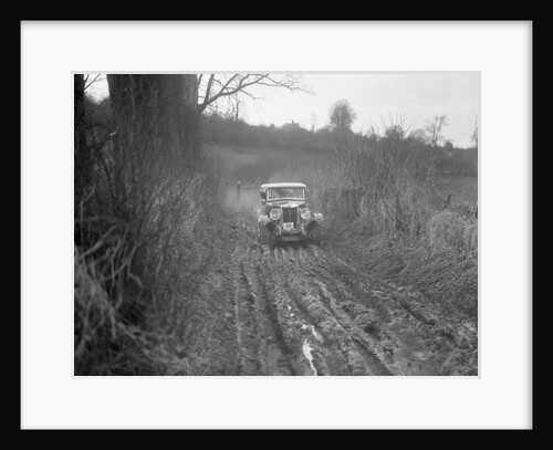 MG 18/80 of N Chichester-Smith competing in the MG Car Club Trial, Kimble Lane, Chilterns, 1931 by Bill Brunell