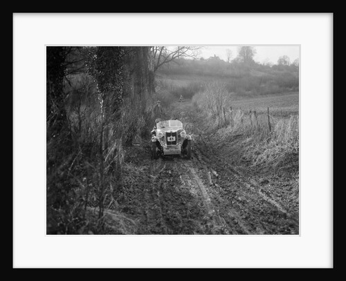 MG M Type of RR Balding competing in the MG Car Club Trial, Kimble Lane, Chilterns, 1931 by Bill Brunell