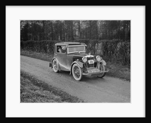 MG M Type of AS Curtis competing in the MG Car Club Trial, 1931 by Bill Brunell