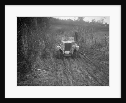 MG 18/80 of D Munro competing in the MG Car Club Trial, Kimble Lane, Chilterns, 1931 by Bill Brunell
