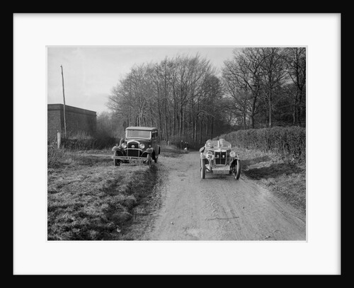 Standard 2-seater MG M Type of CF Sumner competing in the MG Car Club Trial, 1931 by Bill Brunell