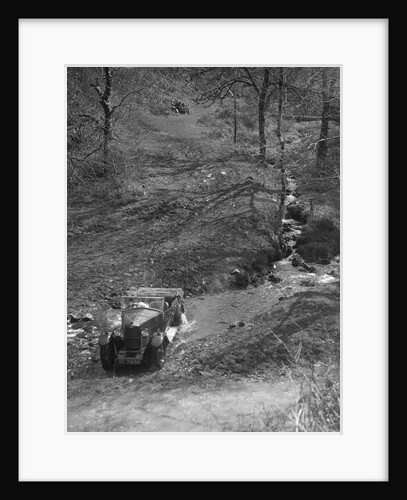 Kitty Brunell road testing a Riley 9 WD tourer, c1930 by Bill Brunell
