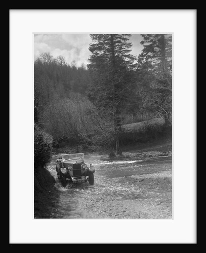 Kitty Brunell road testing a Riley 9 WD tourer, c1930 by Bill Brunell