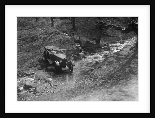 Kitty Brunell road testing a Riley 9 WD tourer, c1930 by Bill Brunell