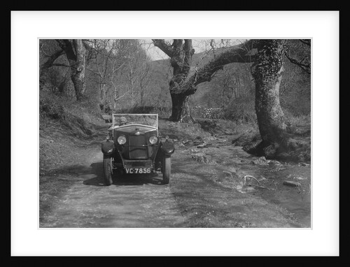 Kitty Brunell road testing a Riley 9 WD tourer, c1930 by Bill Brunell