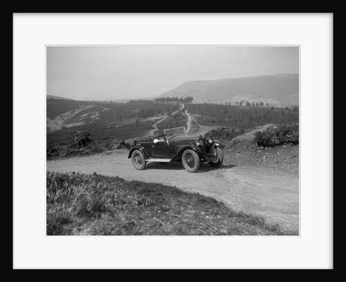 Kitty Brunell road testing a Riley 9 WD tourer, c1930 by Bill Brunell