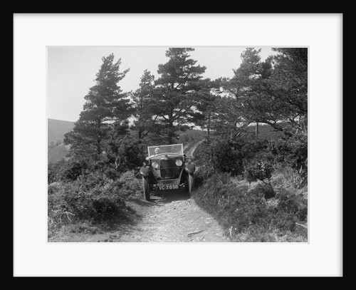 Kitty Brunell road testing a Riley 9 WD tourer, c1930 by Bill Brunell