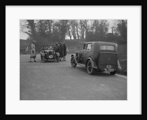 Talbot of EPH Jones and a MG 18/80 at the JCC Half-Day Trial, Ranmore Common, Surrey, 1930 by Bill Brunell