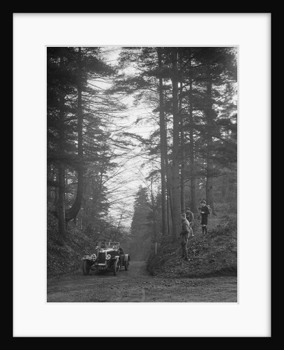 Lea-Francis Hyper 2-seater competing in the JCC Half-Day Trial, Hurtwood Hill, Surrey, 1930 by Bill Brunell