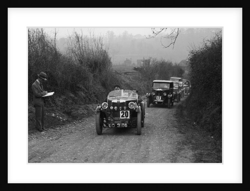 MG M Type and Riley saloon competing in the JCC Half-Day Trial, 1930 by Bill Brunell