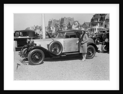Delage at Boulogne Motor Week, France, 1928 by Bill Brunell