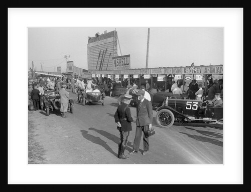 Alvises of Ruth Urquhart Dykes and CM Harvey, Boulogne Motor Week, France, 1928 by Bill Brunell