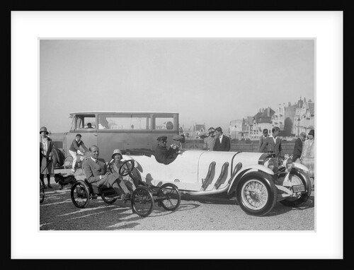 Mercedes-Benz SS open 4-seater of Baron Wenzel-Mosau and Auto Red Bug, Boulogne Motor Week, 1928 by Bill Brunell
