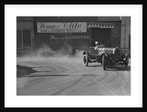 Alvis of Ruth Urquhart Dykes competing at the Boulogne Motor Week, France, 1928 by Bill Brunell