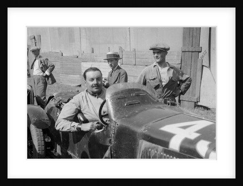 Boris Ivanowski in his Alfa Romeo at the Boulogne Motor Week, France, 1928 by Bill Brunell