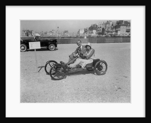 Auto Red Bug electric buckboard at Boulogne Motor Week, France, 1928 by Bill Brunell