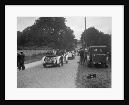 Mercedes-Benz SS of Baron Wentzel-Mosau, Boulogne Motor Week, east of La Capelle, France, 1928 by Bill Brunell