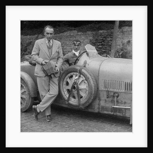 Bugatti Type 43 at the Boulogne Motor Week, France, 1928 by Bill Brunell