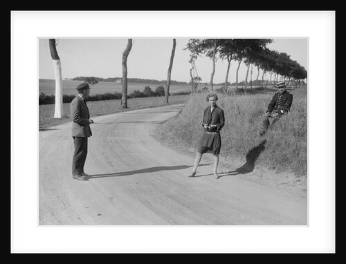 British racing driver Ruth Urquhart Dykes at the Boulogne Motor Week, St Martin, France, 1928 by Bill Brunell
