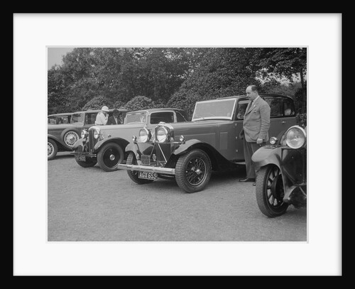 Armstrong-Siddeley, Daimler and Talbot Six Light saloons at the RSAC Scottish Rally, 1933 by Bill Brunell