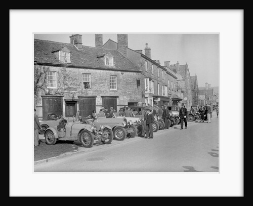 Bugattis at a Bugatti Owners Club meeting, Broadway, Worcestershire, 1937 by Bill Brunell