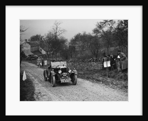Riley open 4-seater tourer of Hugh Hunter competing in the NWLMC London-Gloucester Trial, 1931 by Bill Brunell
