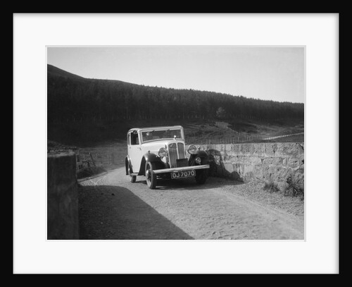 Austin Ten-Four 2-door saloon of JA Flewitt competing in the RSAC Scottish Rally, 1933 by Bill Brunell