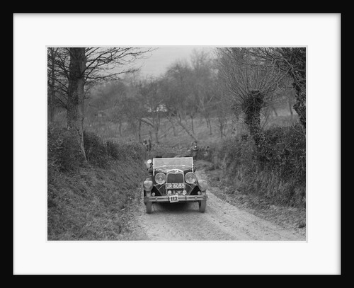 Ford of JW Whalley competing in the NWLMC London-Gloucester Trial, 1931 by Bill Brunell