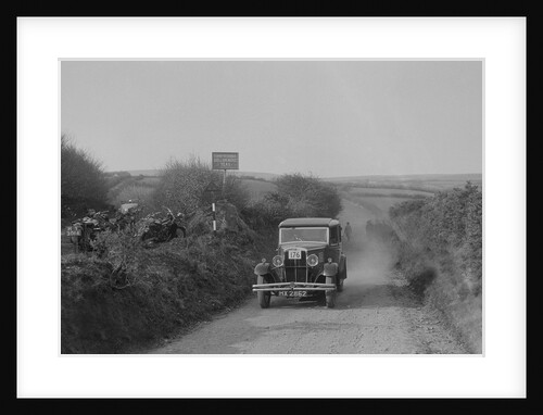 Standard saloon of AF Deane, MCC Lands End Trial, summit of Beggars Roost, Devon, 1933 by Bill Brunell