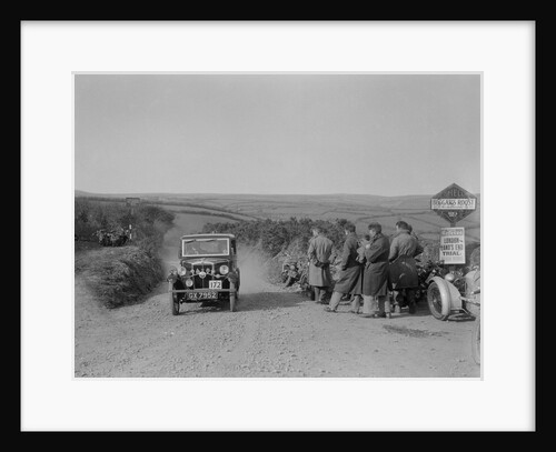 Morris of HG Smith, MCC Lands End Trial, summit of Beggars Roost, Devon, 1933 by Bill Brunell