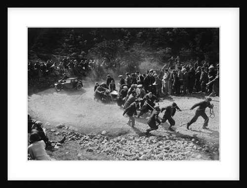 Brough Superior and sidecar of W Allan competing in the MCC Edinburgh Trial, 1930 by Bill Brunell
