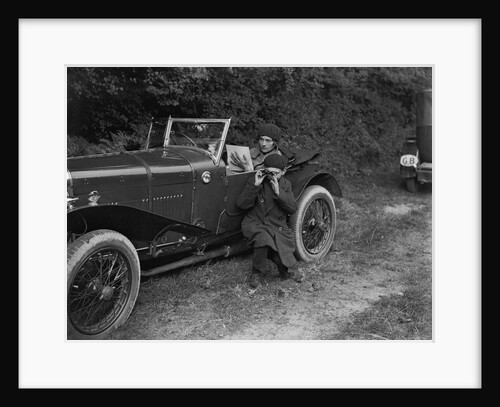 Amilcar CGS3 of HP Powell at the Brighton & Hove Motor Club Trial, 1920s by Bill Brunell