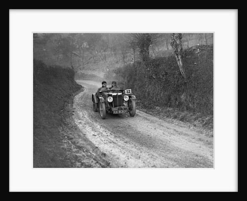 MG C-type of HS Linfield competing in the Inter-Varsity Trial, 1930s by Bill Brunell