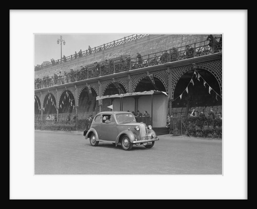 Vauxhall 10 of Miss IM Burton at the RAC Rally, Madeira Drive, Brighton, 1939 by Bill Brunell