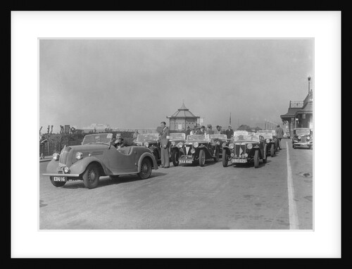 Standard Flying 8 of JB Murrell at the RAC Rally, Madeira Drive, Brighton, 1939 by Bill Brunell