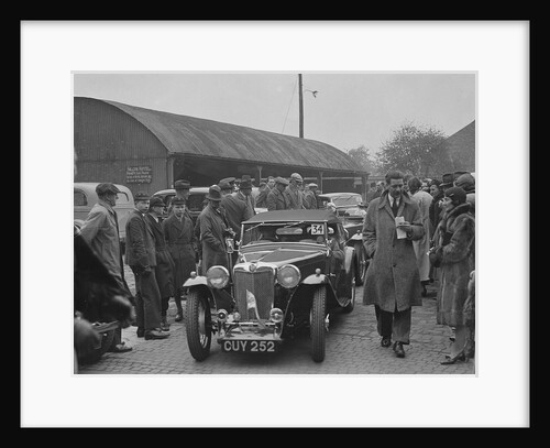 MG TA of HA Mecrow at the RAC Rally, 1939 by Bill Brunell