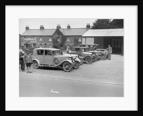 AC Acedes saloon of Mrs V Bruce and Amilcar of P Saltmarshe, Bournemouth Rally, 1928 by Bill Brunell