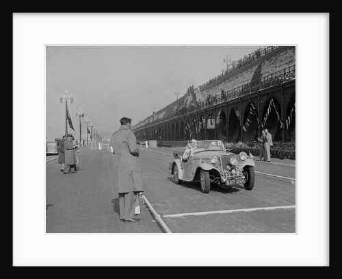 Singer Nine sports of CE Cole at the RAC Rally, Madeira Drive, Brighton, 1939 by Bill Brunell