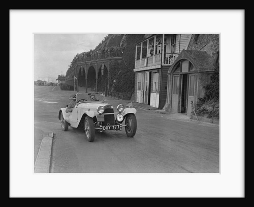 HRG of MH Lawson competing in the RAC Rally, Madeira Drive, Brighton, 1939 by Bill Brunell