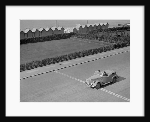 Ford Prefect tourer of JW Whalley competing in the RAC Rally, Madeira Drive, Brighton, 1939 by Bill Brunell