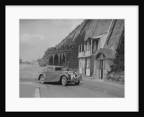 MG VA Tickford tourer of Lilian Roper competing in the RAC Rally, Madeira Drive, Brighton, 1939 by Bill Brunell