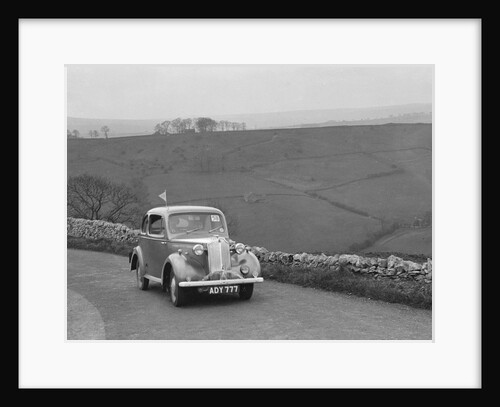 Vauxhall 10 of Miss IM Burton competing in the RAC Rally, 1939 by Bill Brunell