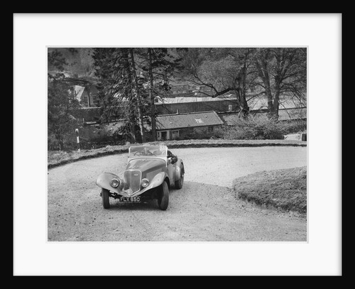 Lincoln Zephyr engined Allard Special of DG Silcock competing in the RAC Rally, 1939 by Bill Brunell