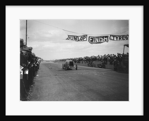 Leyland Eight of JG Parry-Thomas at the finish of the Southsea Speed Carnival, Hampshire, 1922 by Bill Brunell